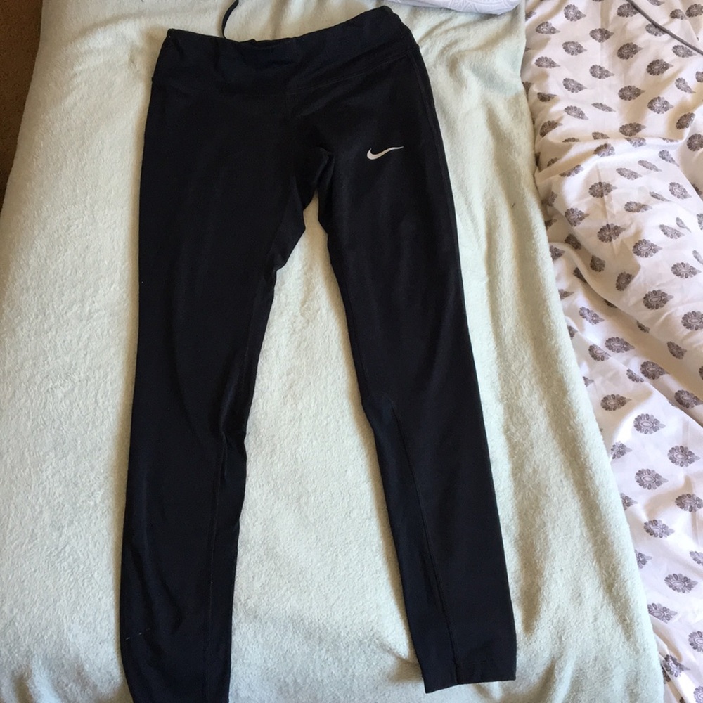 Nike leggings with mesh panels